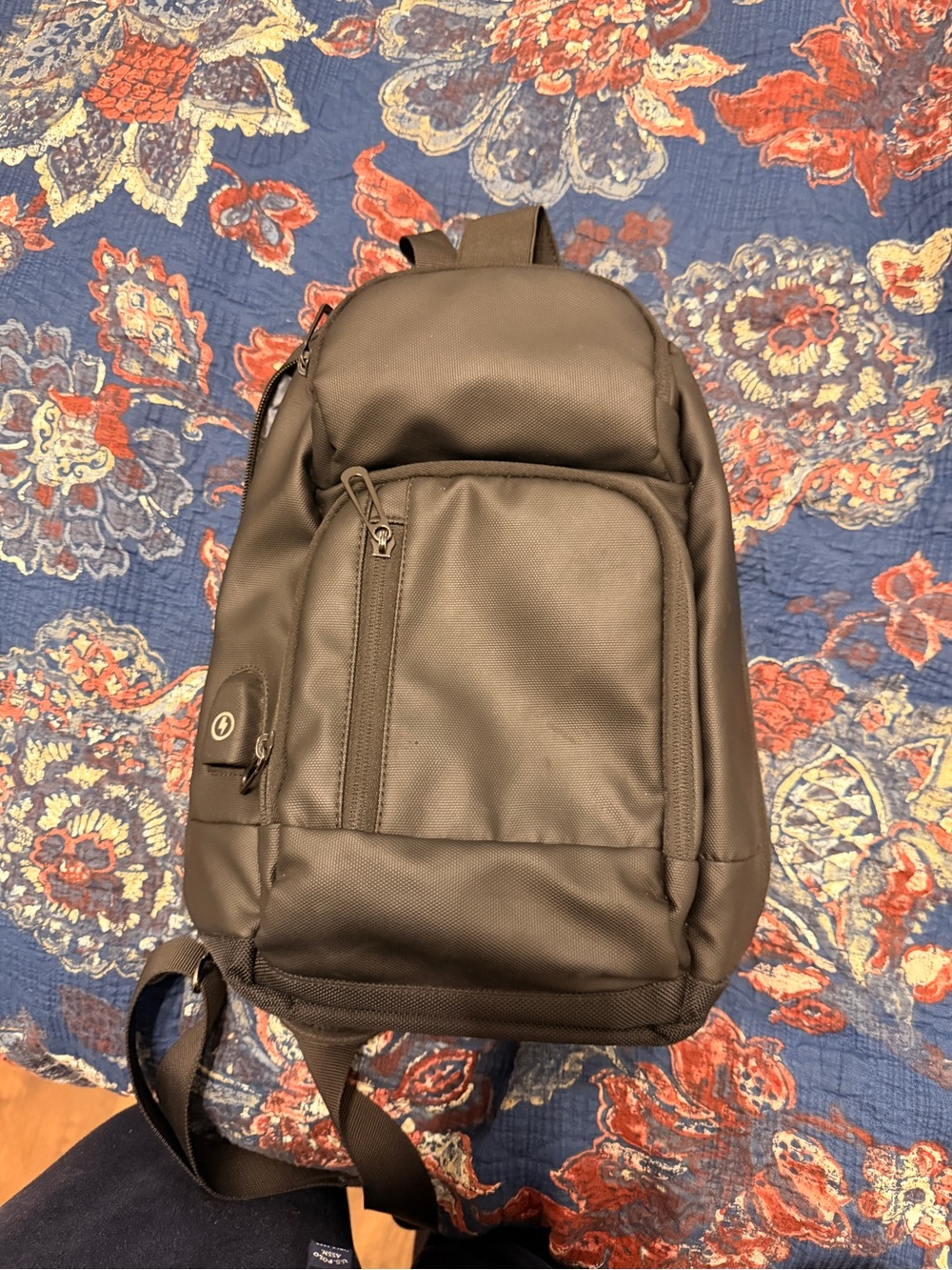 Men's Black Everyday Backpack - Unbranded